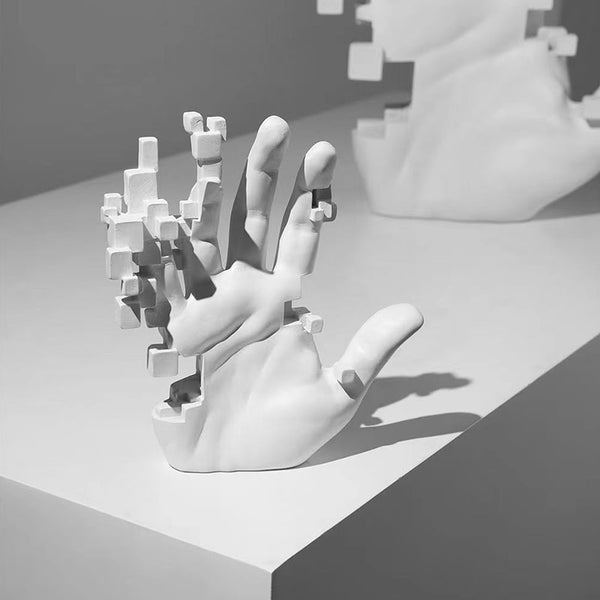 Mosaic Hand Sculpture