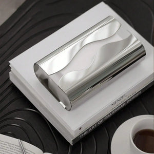 Epeius Home Stainless Steel Mirror Tissue Holder