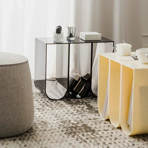 de homê Embossed Design Acrylic Multipurpose Table