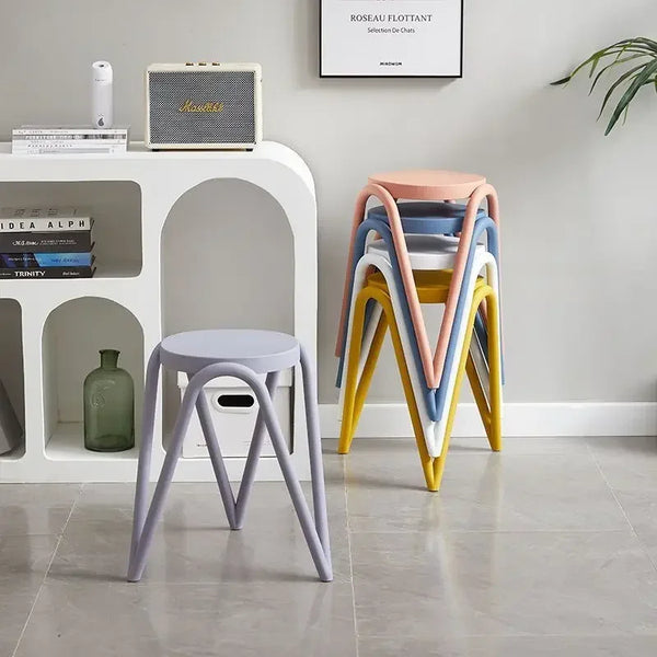 ABS Arch Round Stools