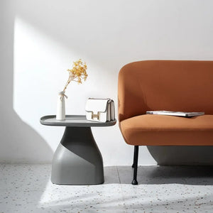 Retro Minimalist Round Corner Square Coffee Table