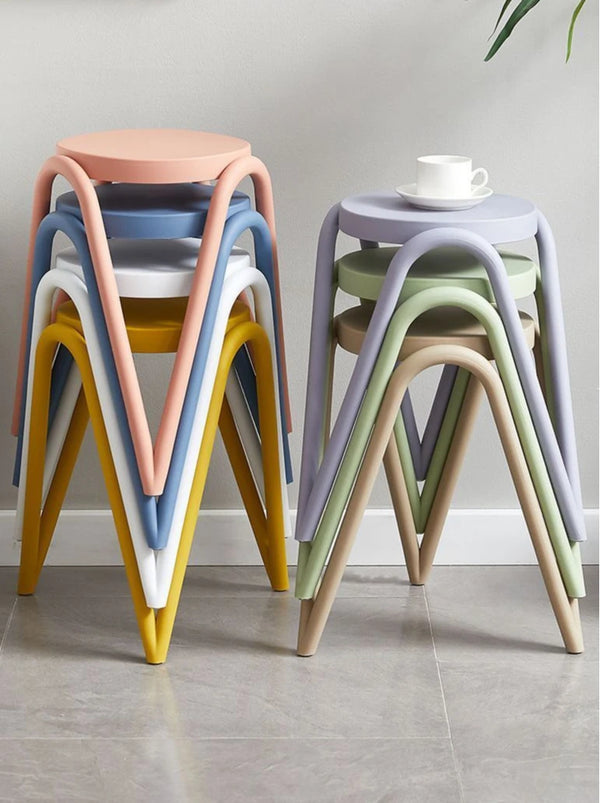 ABS Arch Round Stools