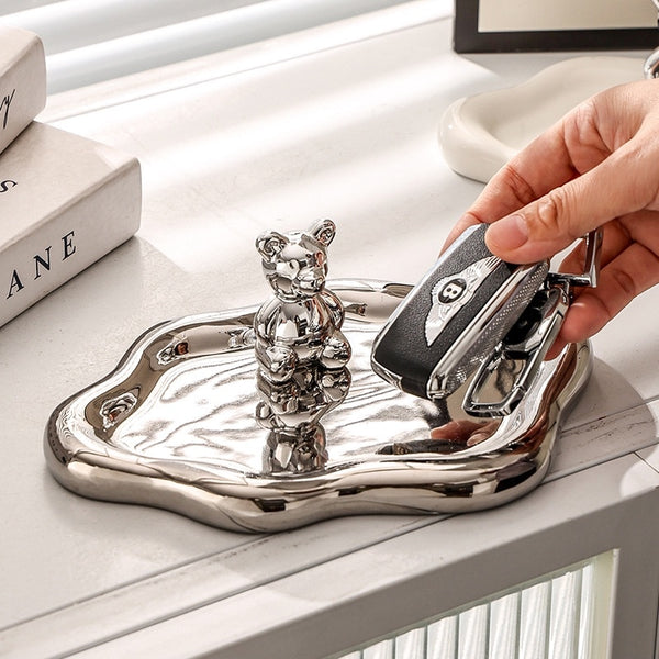 Entrance Hand-Crafted Display Tray Plate