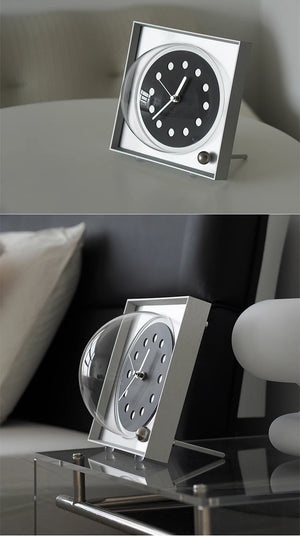 Studio Lima Bauhaus Industrial Retro Square Clock