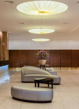 Yū Tokyo Japanese Wabi-Sabi Fabric Pendant Chandelier