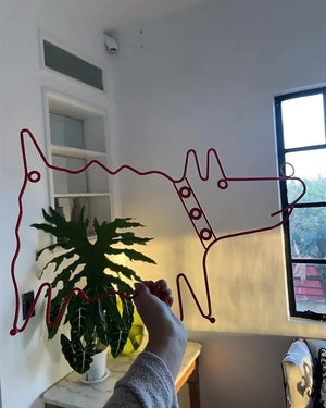 Modü Red Bull Terrior Metal Wall Hook Hanger