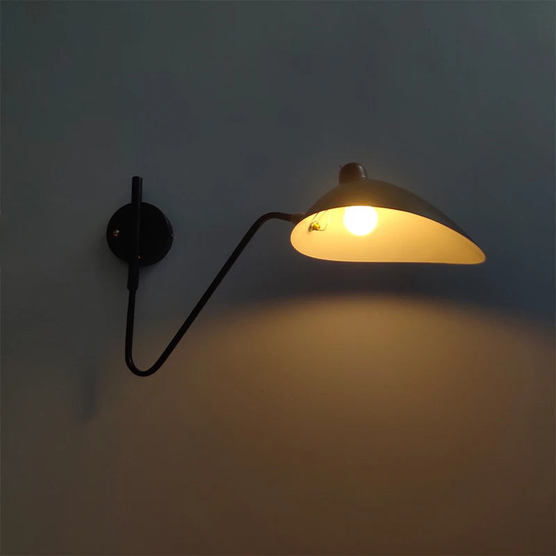 Industrial Nordic Arm Wall Fixture Lamp