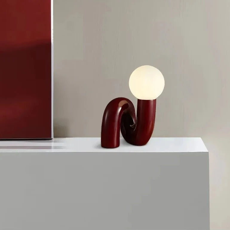 Nordic Twisted Ball Table Lamp