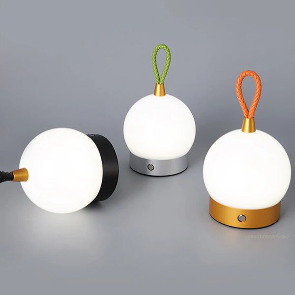 Lampe d'ambiance tactile portable de style extérieur