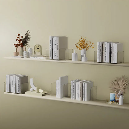 Transparent ABS Bookend Stand