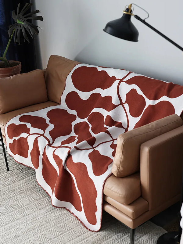 Jacquard Vine Throw Blanket