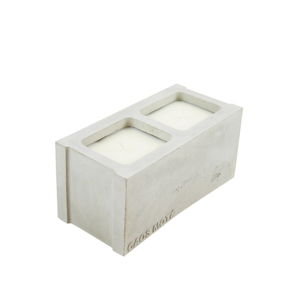 Caos Motē Mini Cinderblock Candle