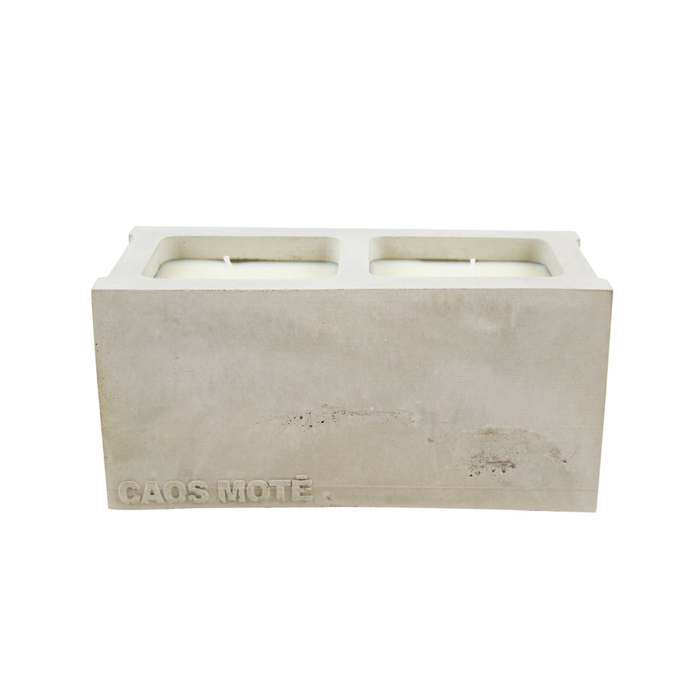 Caos Motē Mini Cinderblock Candle
