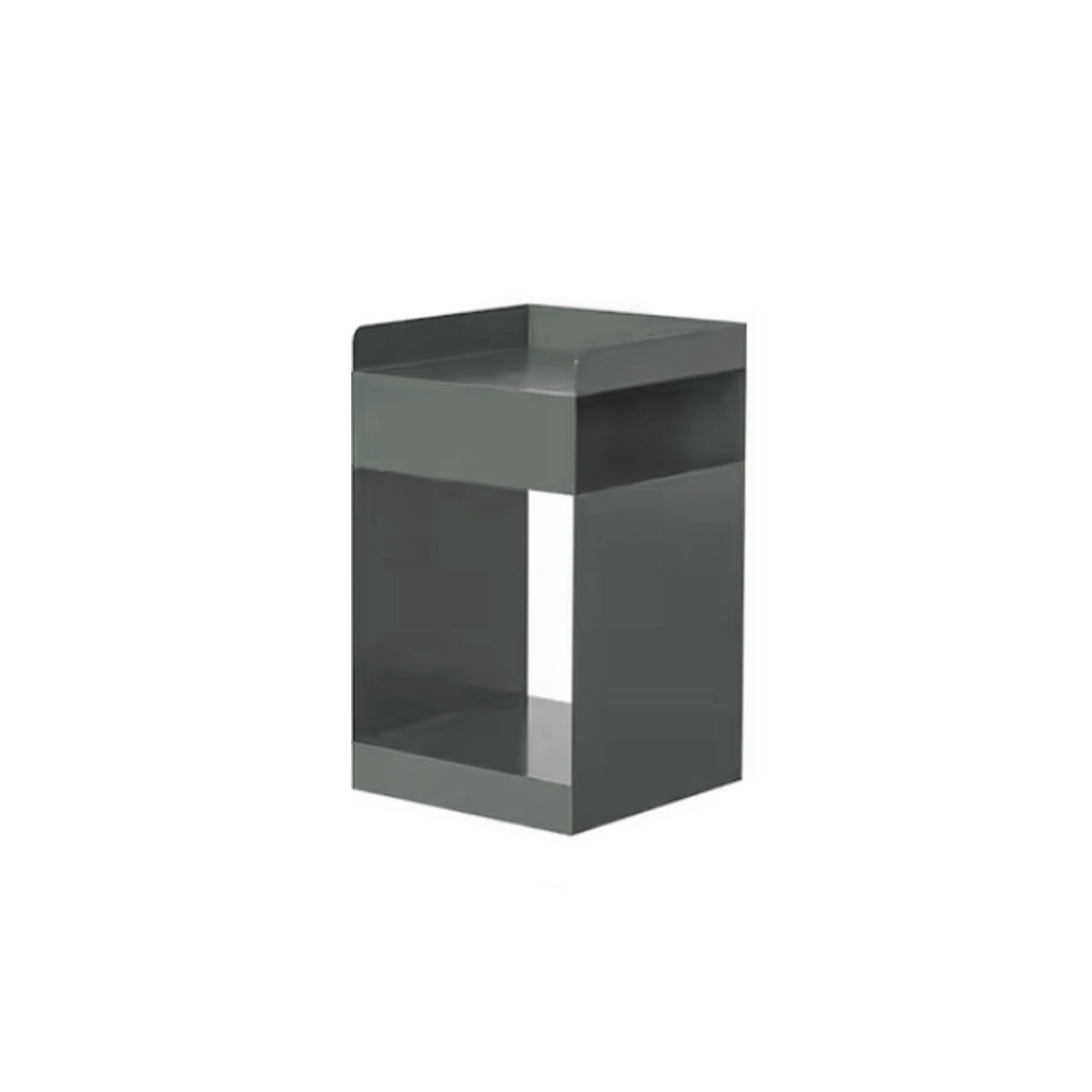 Danish Modern Metal Origami Side Table