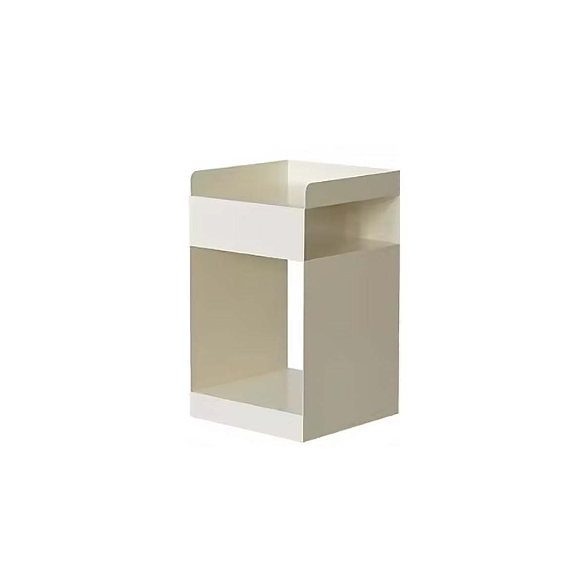 Danish Modern Metal Origami Side Table