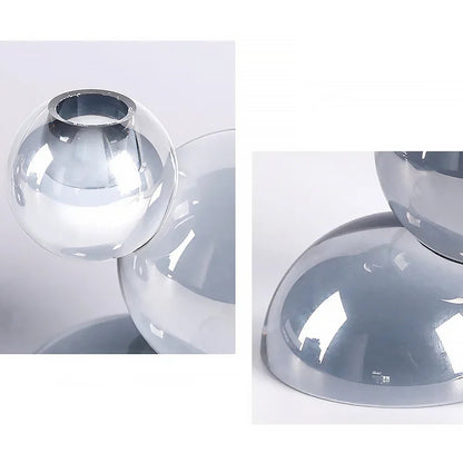 Stacked Ball Crystal Candle Holders