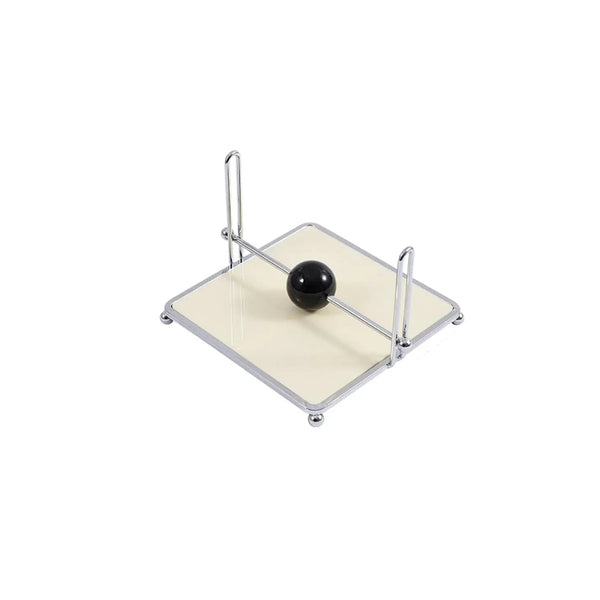 Stainless Steel Wooden Ball Napkin Holder