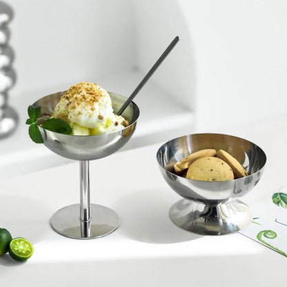 Stainless Steel Bowl For Ice cream & Salad