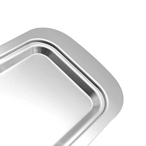 Beurrier en acier inoxydable pour le rangement