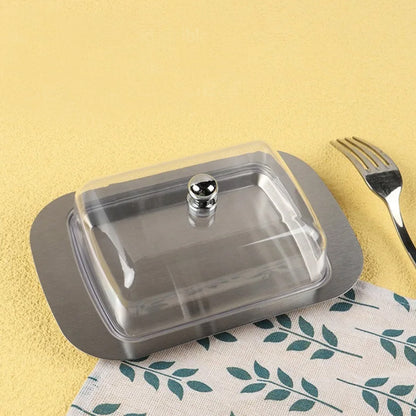 Stainless Steel Butter Dish Storage