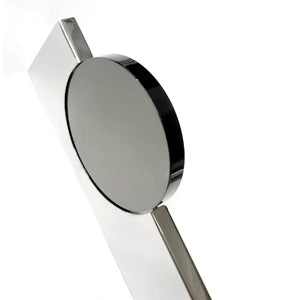 Applique murale à effet de lumière diffuse en acier inoxydable chromé