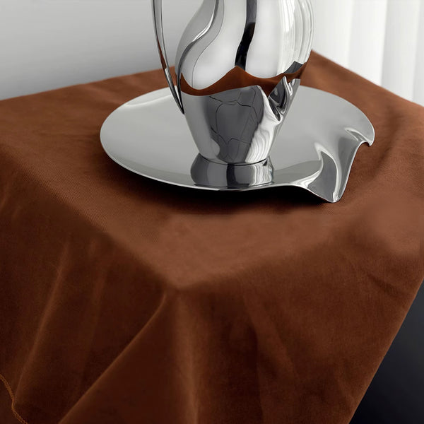 Bandeja de acero inoxidable con forma de onda irregular