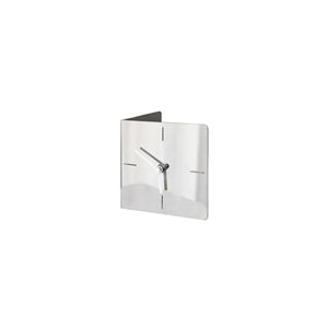Studio Lima Stainless Steel Plate Table Clock