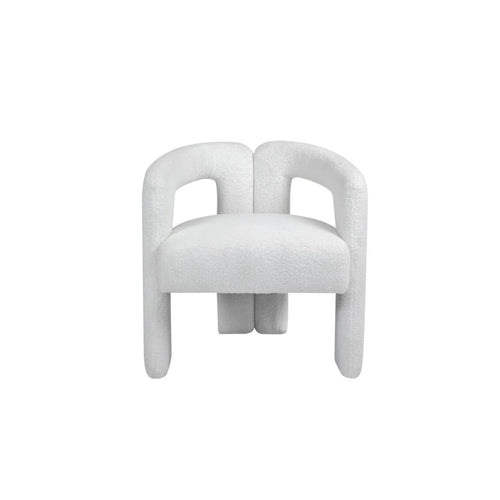 Teddy Fabric Open Back Lounge Chair