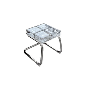 Translucent Glass Block Coffee Table
