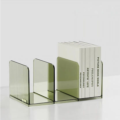 Transparent ABS Bookend Stand