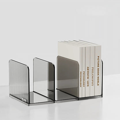 Transparent ABS Bookend Stand