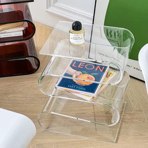 de homê Acrylic Geometric Side Table