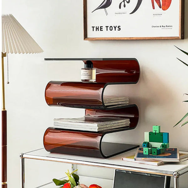 de homê Acrylic Geometric Side Table