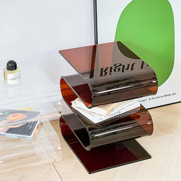 de homê Acrylic Geometric Side Table