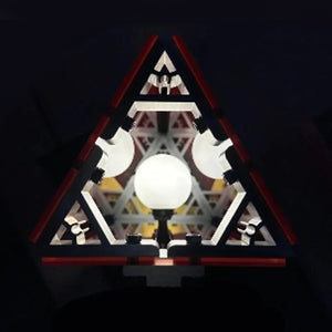 Triangle DIY Style Acrylic Panel Sunset Table Lamp