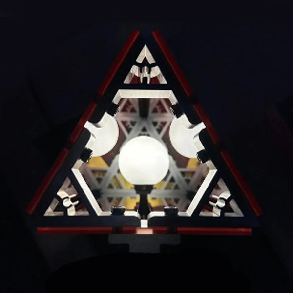 Triangle DIY Style Acrylic Panel Sunset Table Lamp