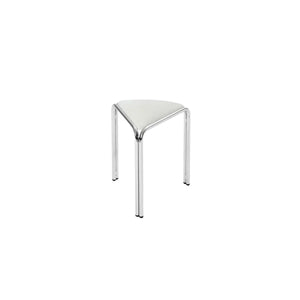 Triangle Stainless Steel Vintage Accent Stool