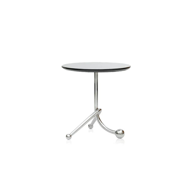 Twisted Stainless Steel Vintage Round Side Table