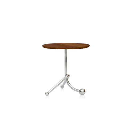 Twisted Stainless Steel Vintage Round Side Table