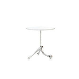 Twisted Stainless Steel Vintage Round Side Table