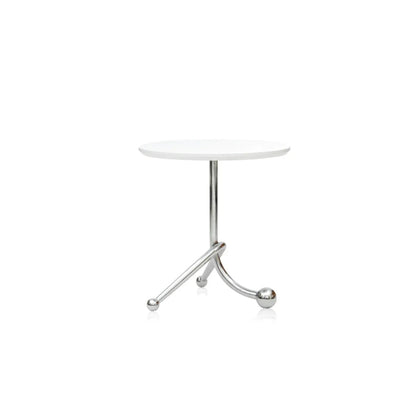 Twisted Stainless Steel Vintage Round Side Table