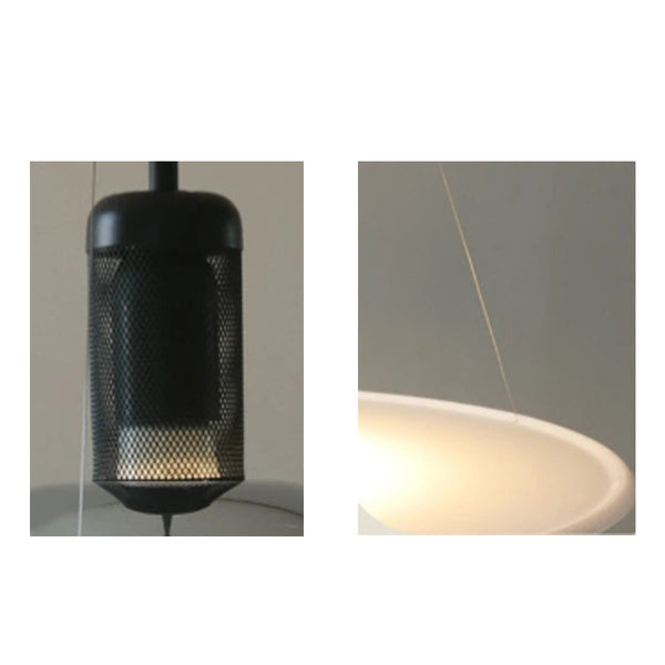 Plafonnier suspendu à LED filaire de conception italienne UFO