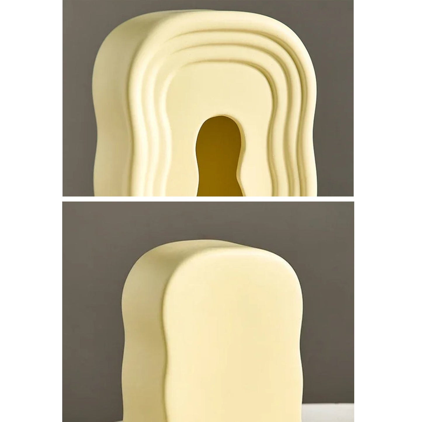 Vertical Irregular Ceramic Tissue Holder