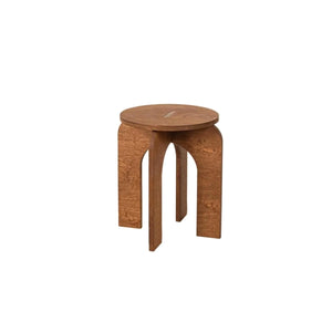 Vintage Cross-Leg Low Stool