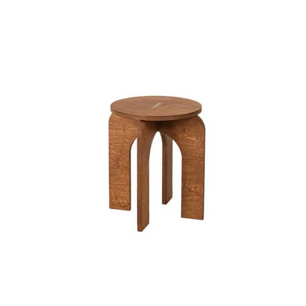 Vintage Cross-Leg Low Stool