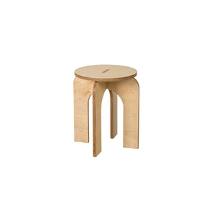 Vintage Cross-Leg Low Stool