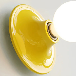 Vintage Industrial Exposed Dish Wall Ceiling Lamp