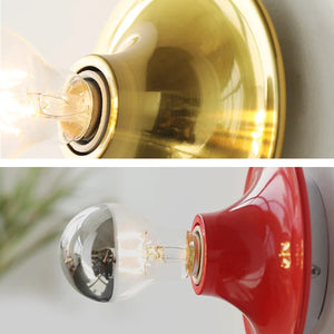 Vintage Industrial Exposed Dish Wall Ceiling Lamp