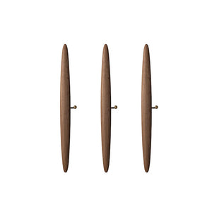 Yū Tokyo Vintage Japanese Solid Wood Wall Coat Rack [Exclusive]