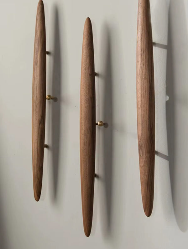 Yū Tokyo Vintage Japanese Solid Wood Wall Coat Rack [Exclusive]